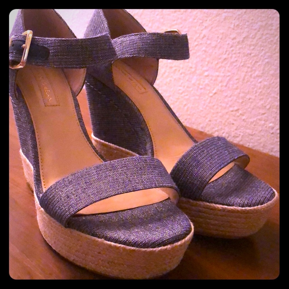 Antonio Melani platform sparkling denim